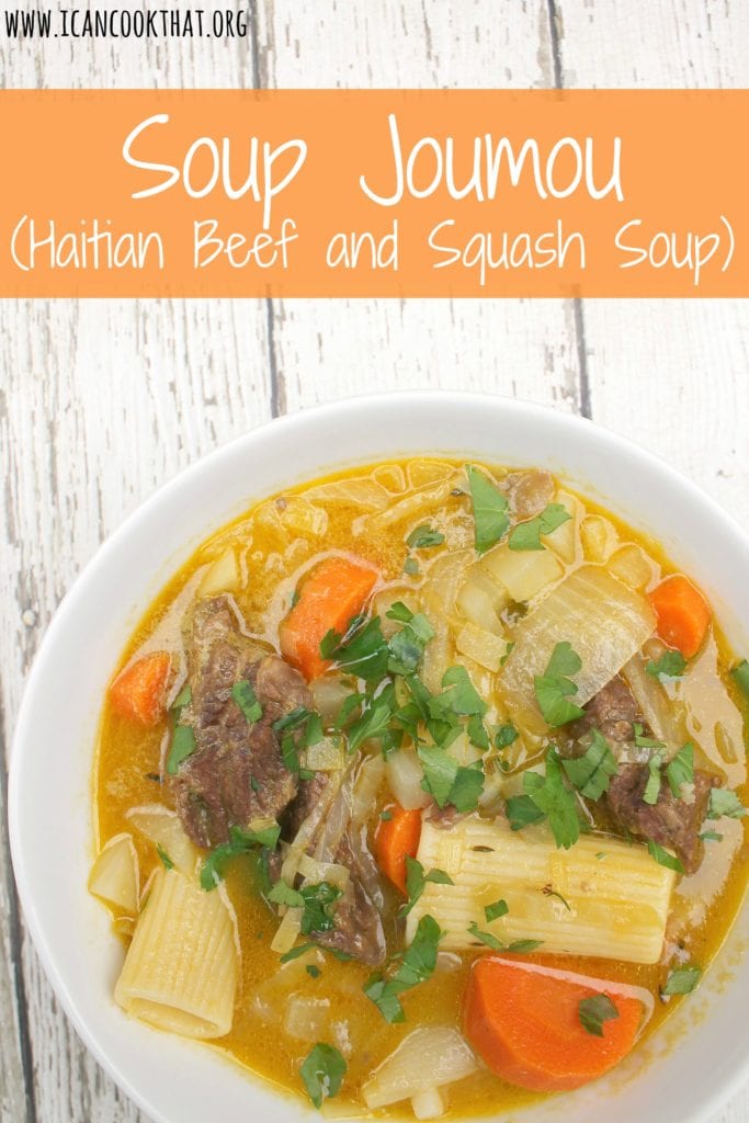 Soup Joumou (Haitian Beef and Squash Soup)