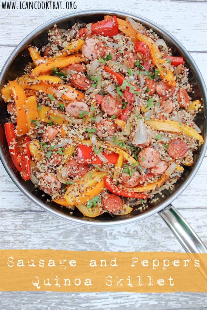 Sausage and Peppers Quinoa Skillet