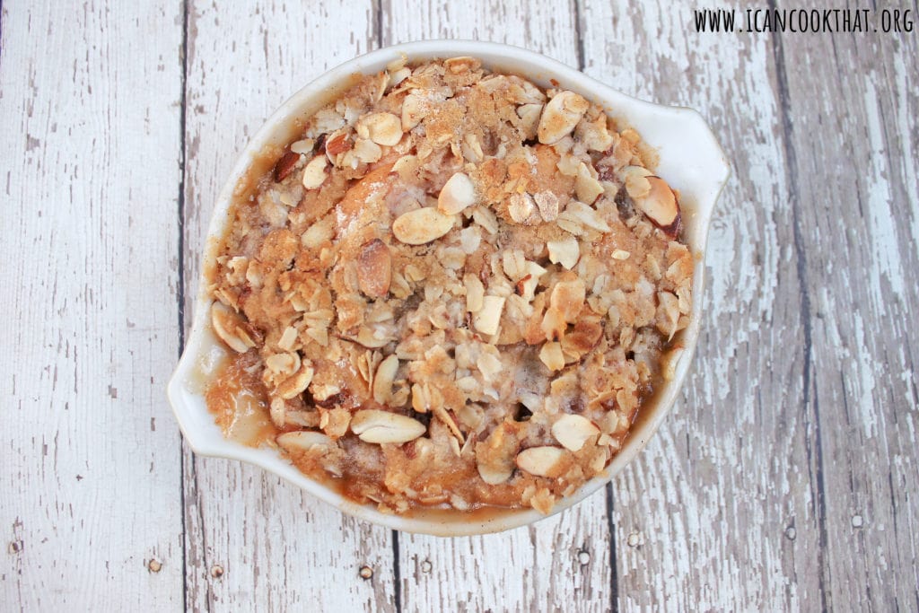 Almond Peach Crisp