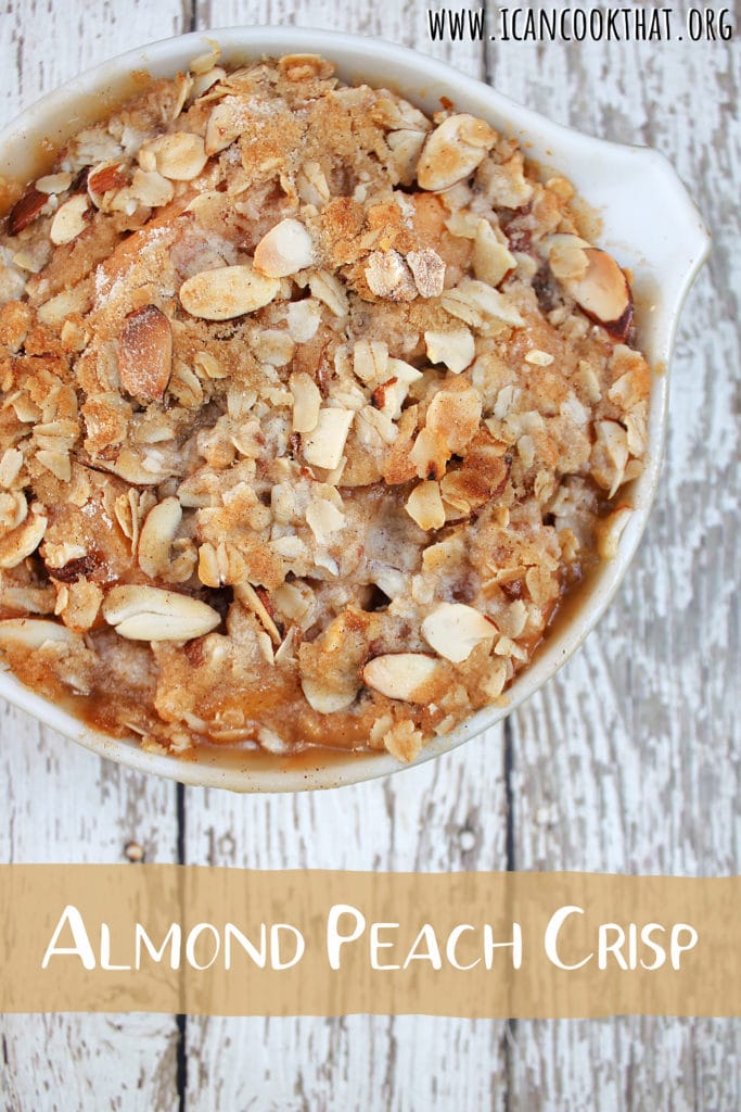 Almond Peach Crisp