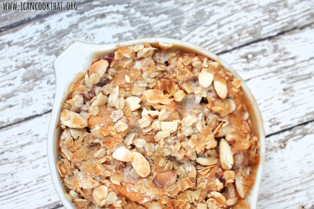 Almond Peach Crisp