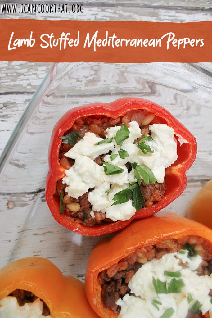 Lamb Stuffed Mediterranean Peppers