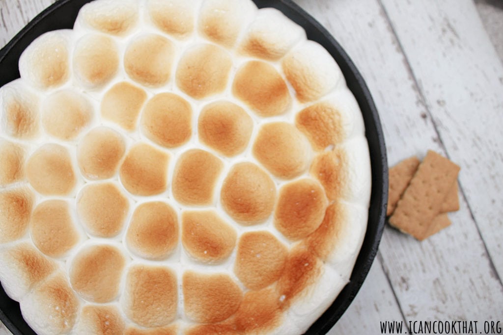 Smoker Grilled S'mores Skillet