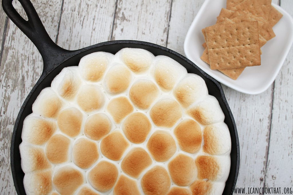 Smoker Grilled S'mores Skillet