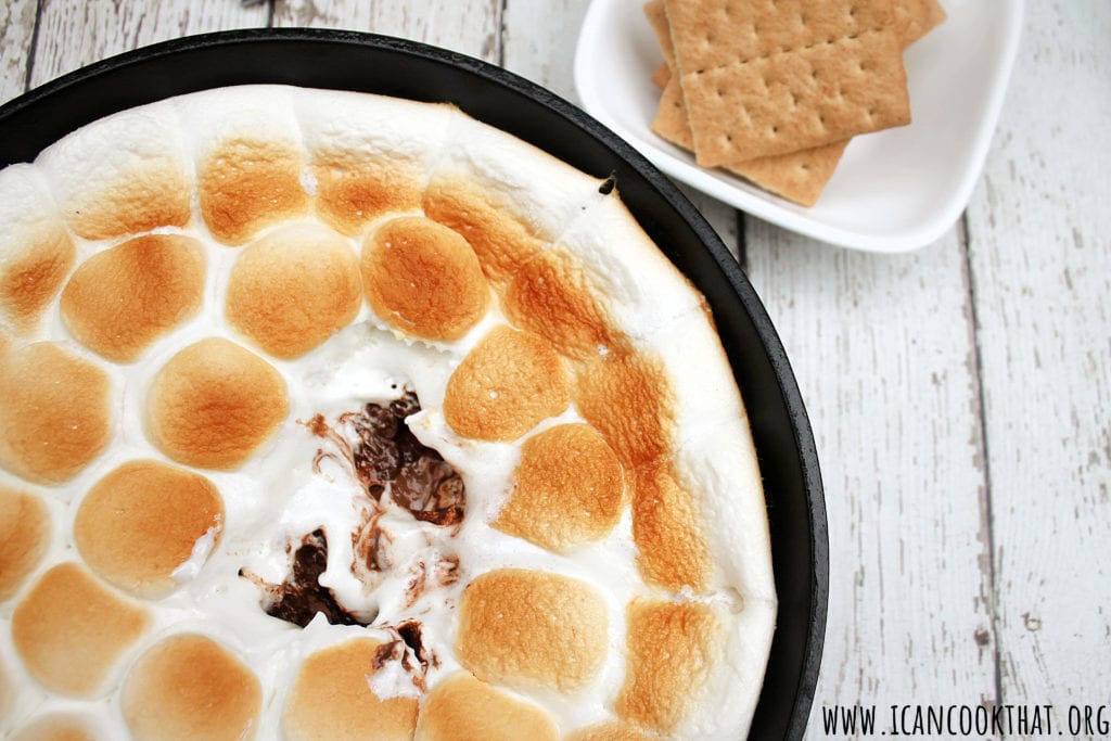 Smoker Grilled S'mores Skillet