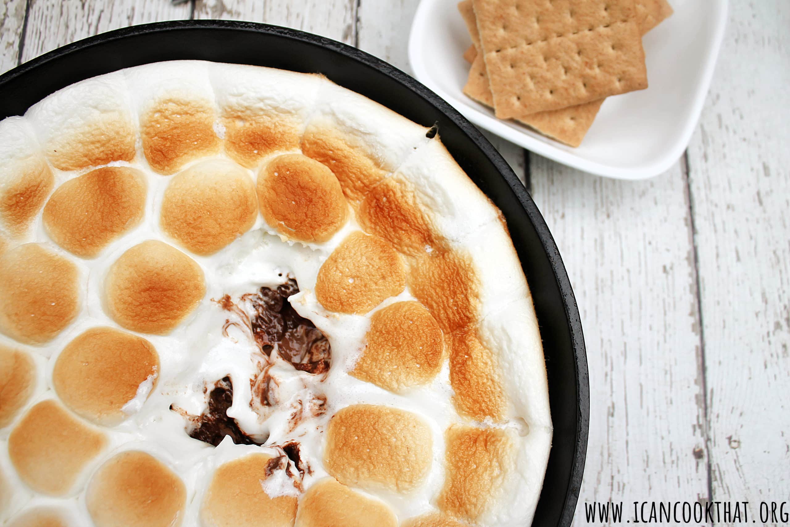 Smoker Grilled S’mores Skillet