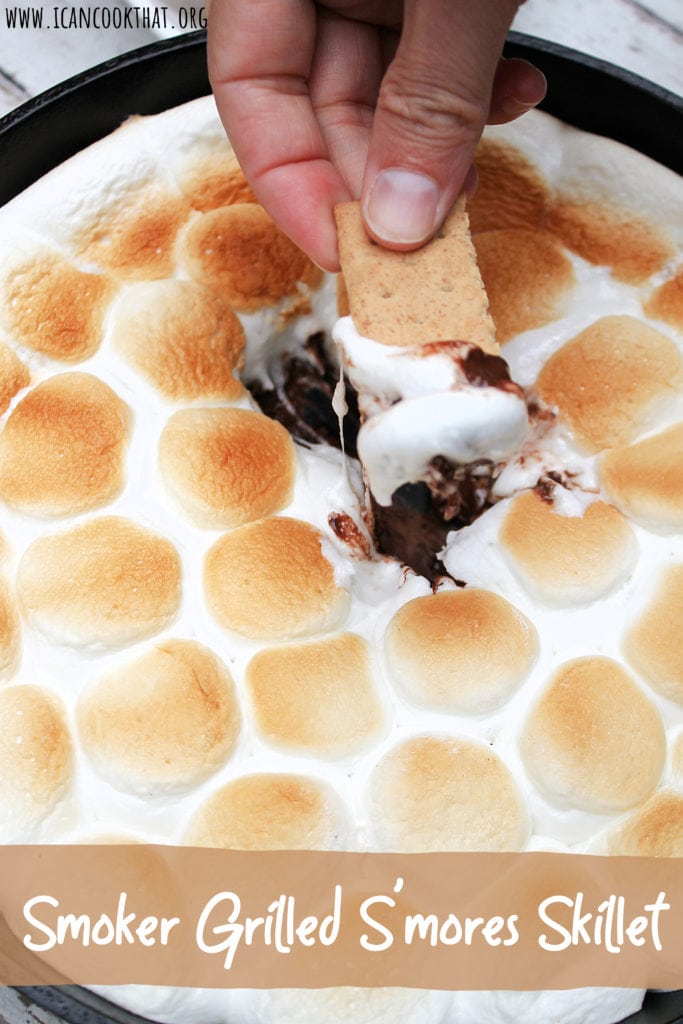 Smoker Grilled S'mores Skillet