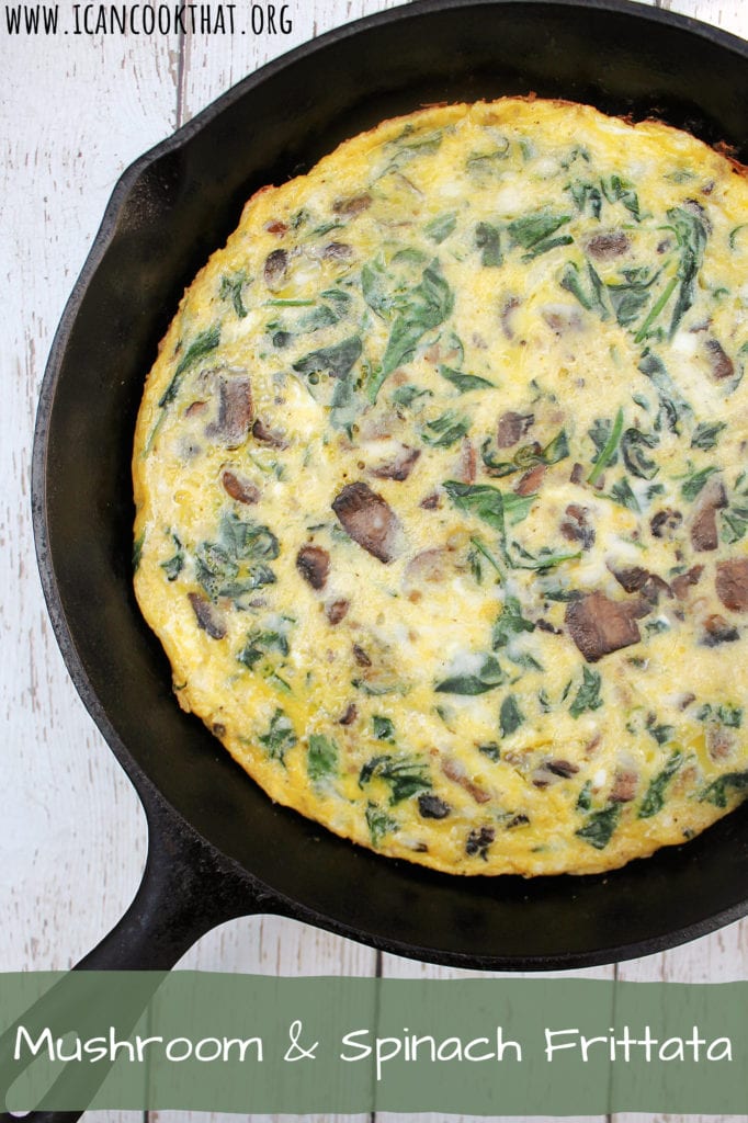 Mushroom and Spinach Frittata