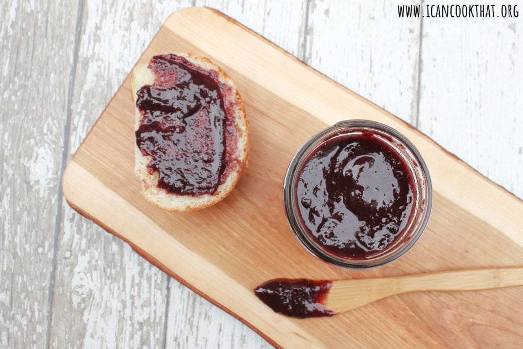 Slow Cooker Spiced Blueberry Plum Butter