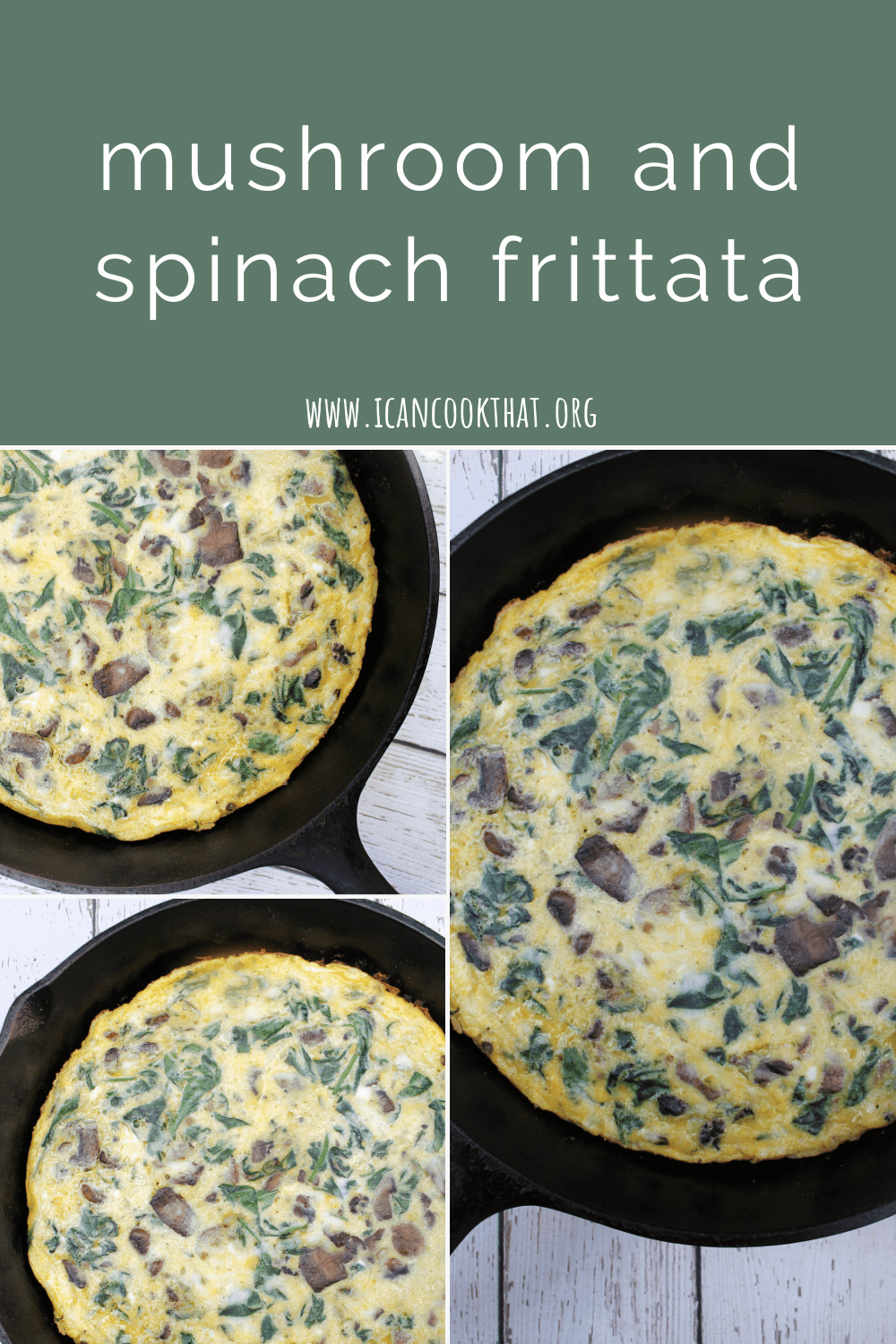 Mushroom and Spinach Frittata