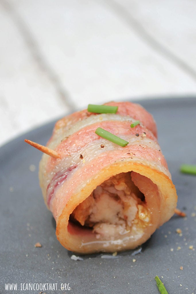 Bacon Wrapped Stuffed Figs