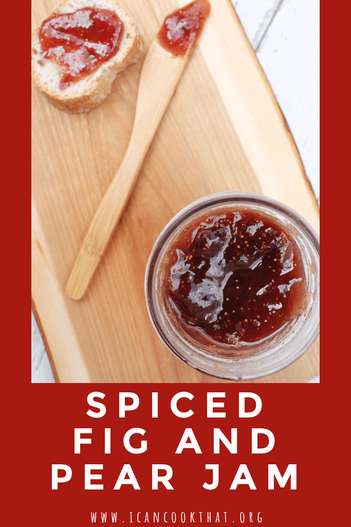 Spiced Fig and Pear Jam