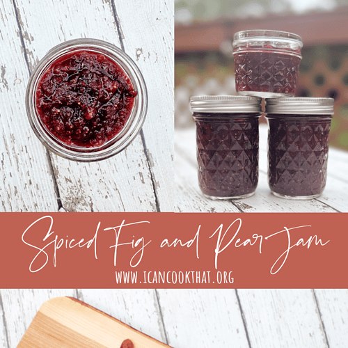 Spiced Fig and Pear Jam