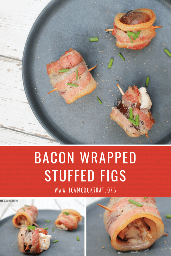 Bacon Wrapped Stuffed Figs