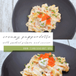 Creamy Pappardelle with Smoked Salmon and Caviar