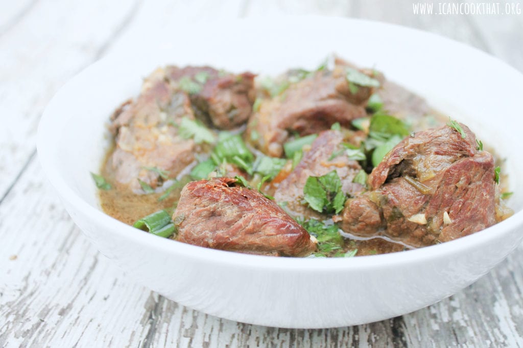 Pressure Cooker Persian Lamb and Herb Stew