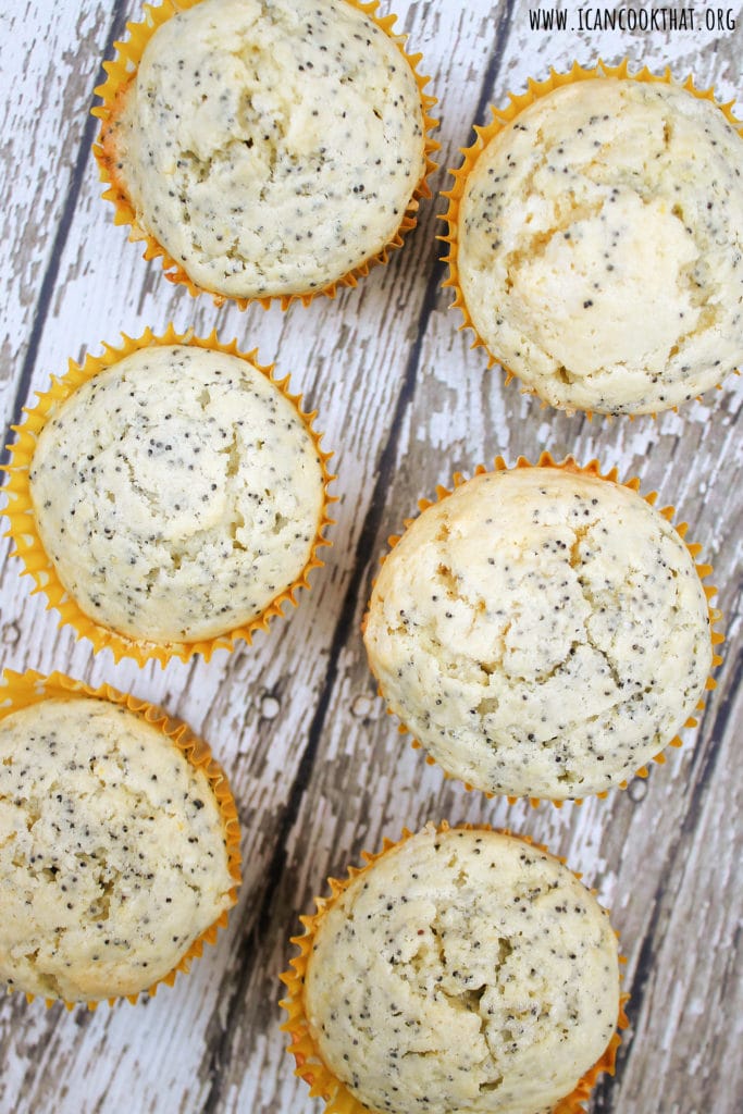 Coconut Lemon Poppy Seed Muffins