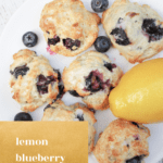 Lemon Blueberry Drop Scones