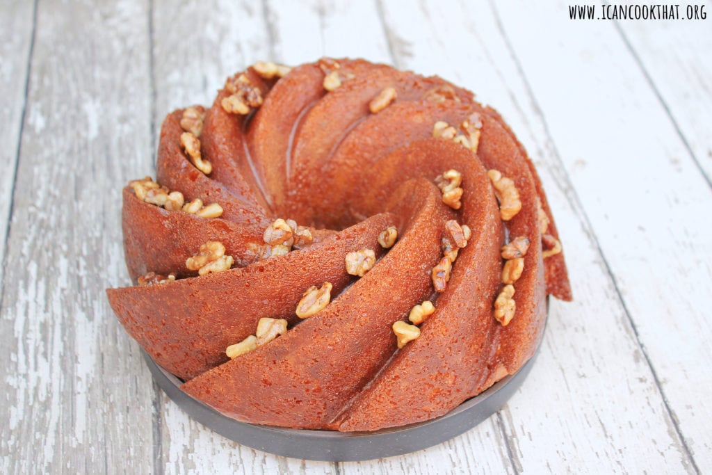 Walnut Whiskey Cake