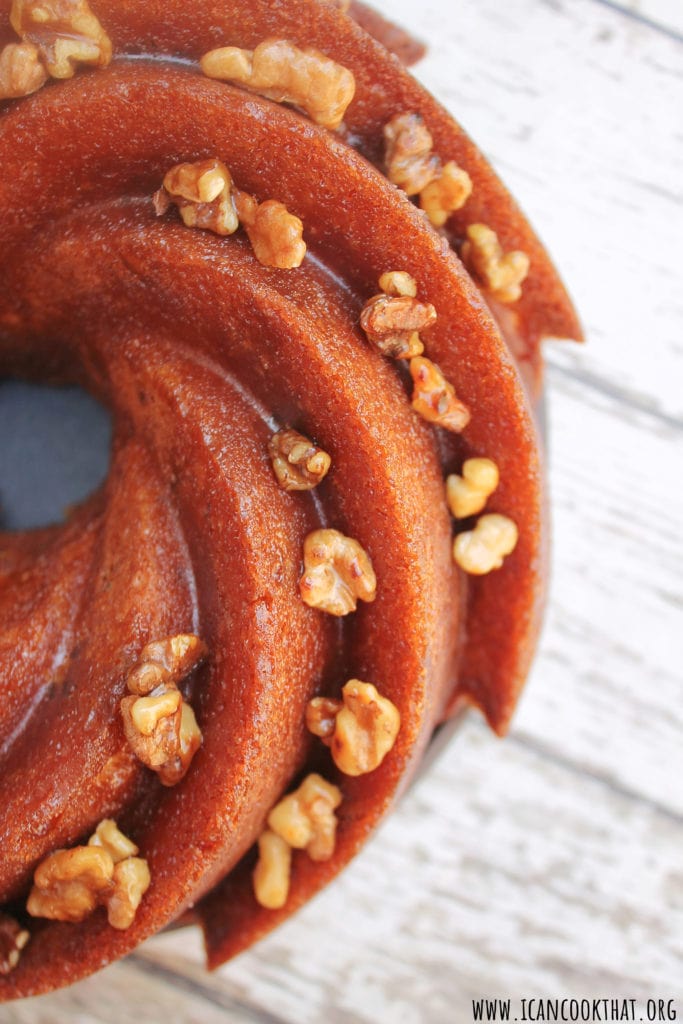 Walnut Whiskey Cake