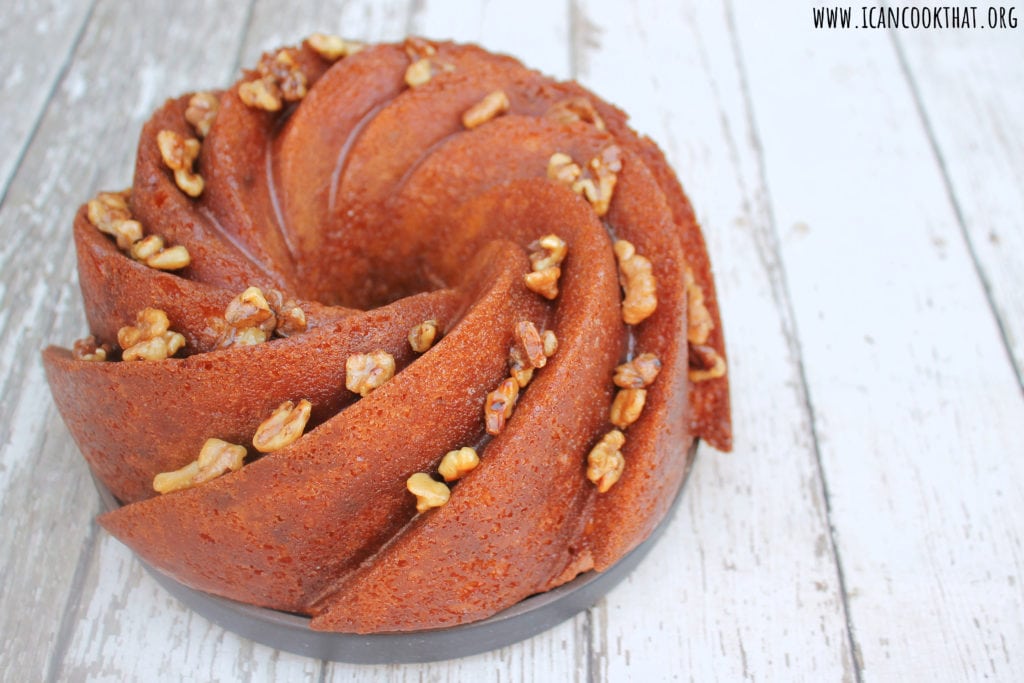 Walnut Whiskey Cake