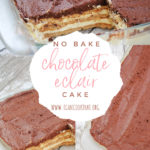 No Bake Chocolate Eclair Cake