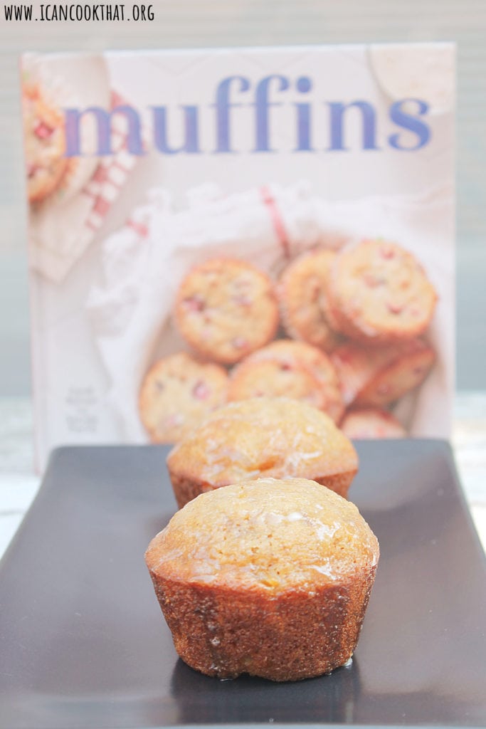 Spiced Walnut Peach Muffins