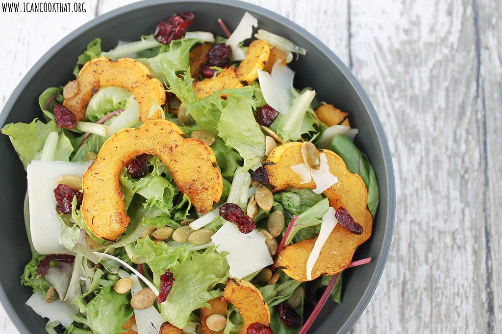 Autumn Delicata Squash Salad