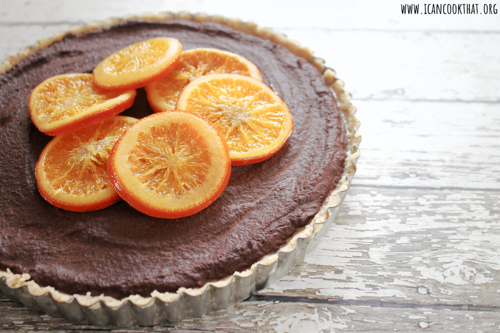 No Bake Chocolate Orange Tart