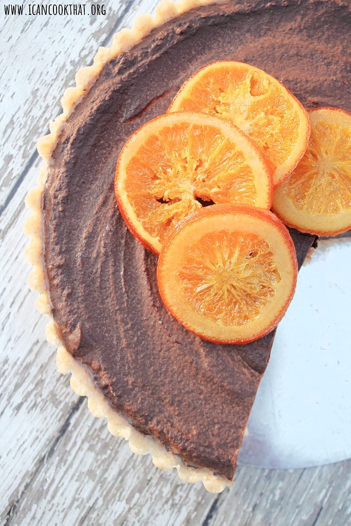 No Bake Chocolate Orange Tart