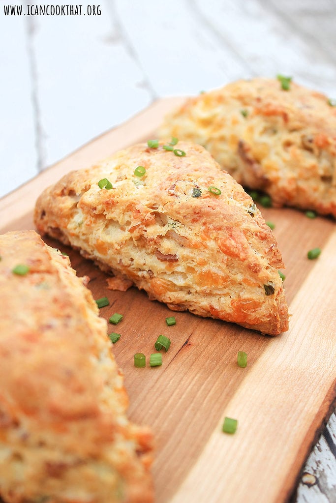 Bacon Cheddar Chive Scones