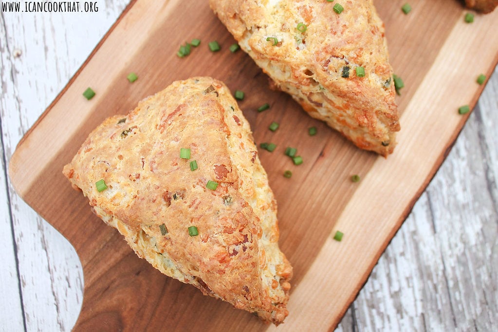 Bacon Cheddar Chive Scones