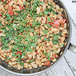 Rosemary White Beans with Onions and Tomatoes