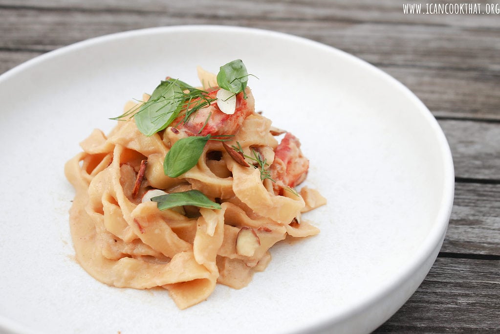 Lobster Pasta in a Caramelized Fennel Sauce