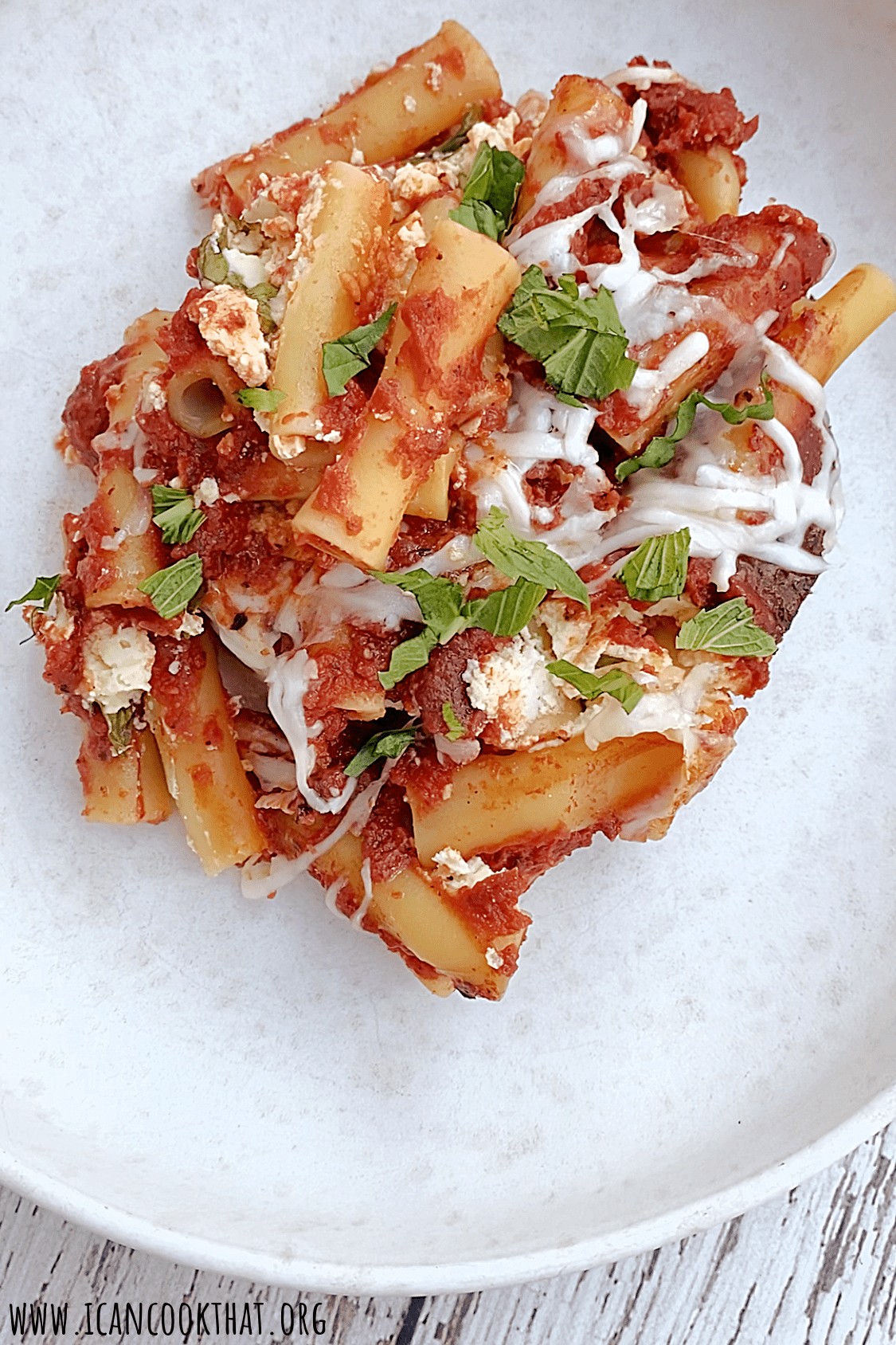 Slow Cooker Baked Ziti