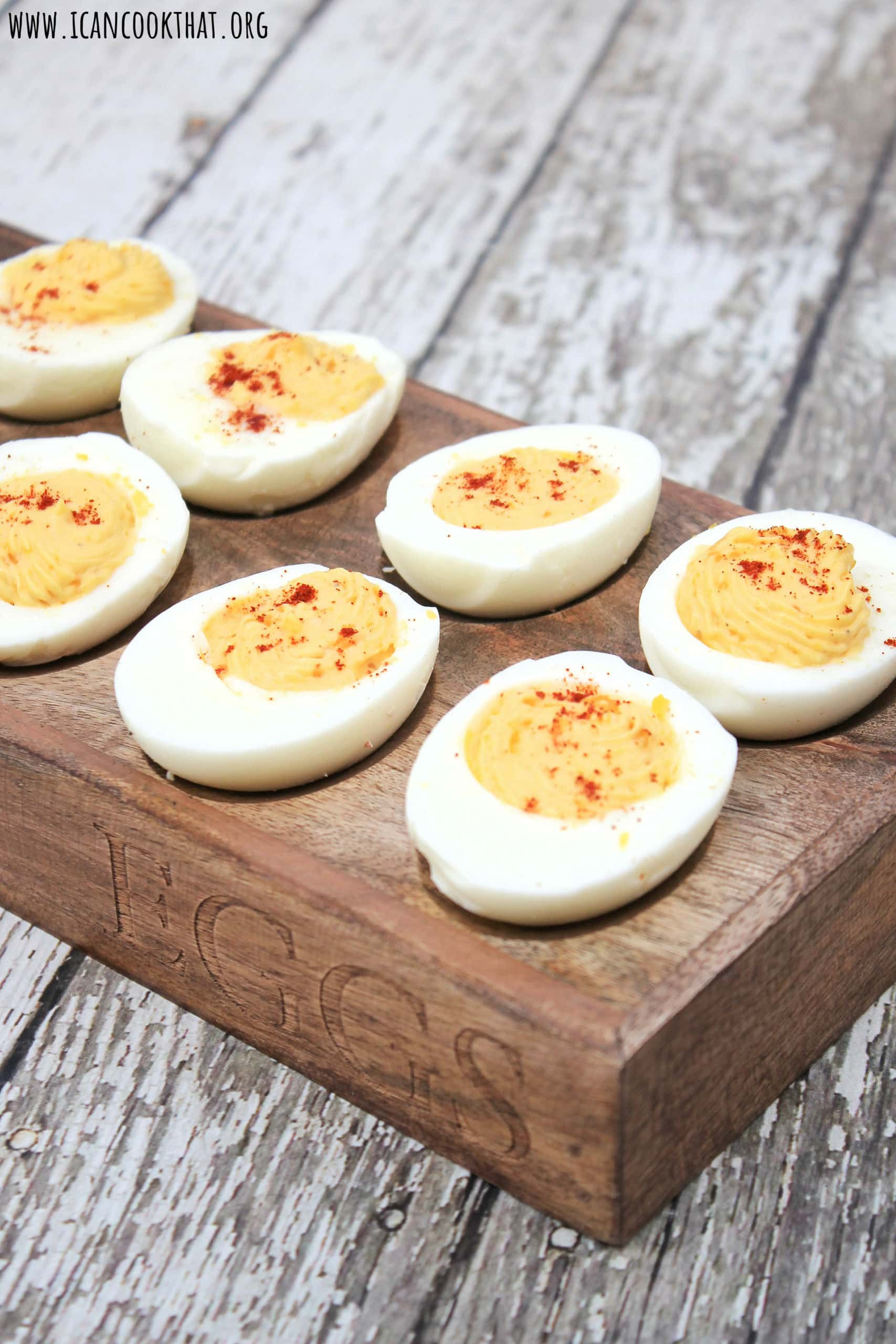 Pressure Cooker Deviled Eggs