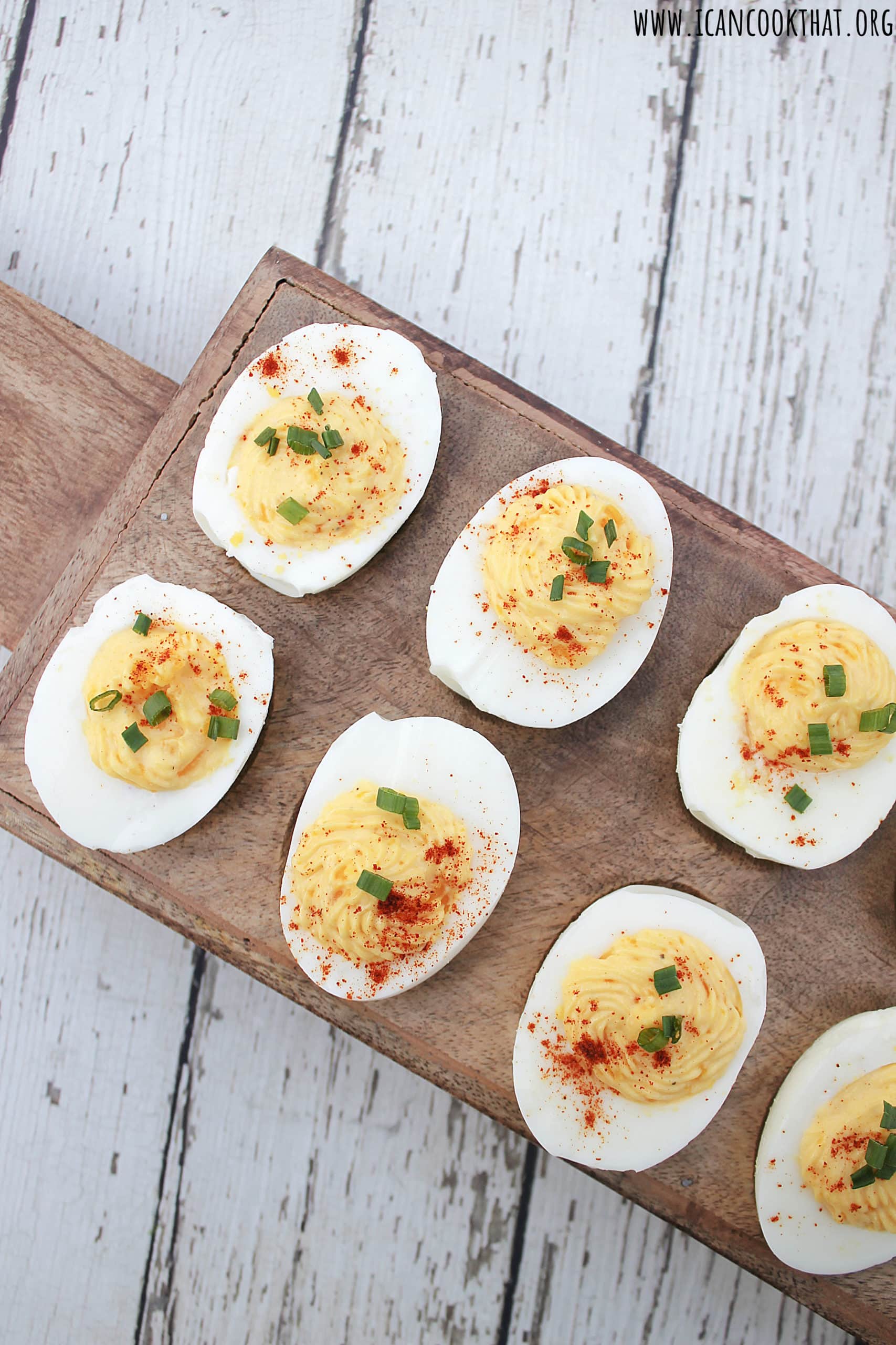 Pressure Cooker Deviled Eggs