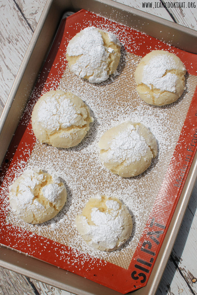 Lemon Crinkle Cookies