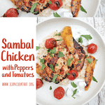 Sambal Chicken with Peppers and Tomatoes