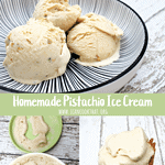 Homemade Pistachio Ice Cream