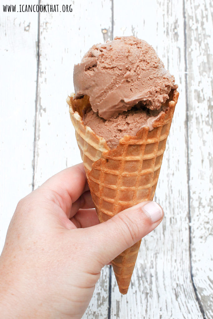 Homemade Nutella Ice Cream