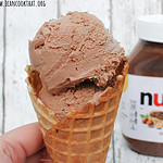 Homemade Nutella Ice Cream