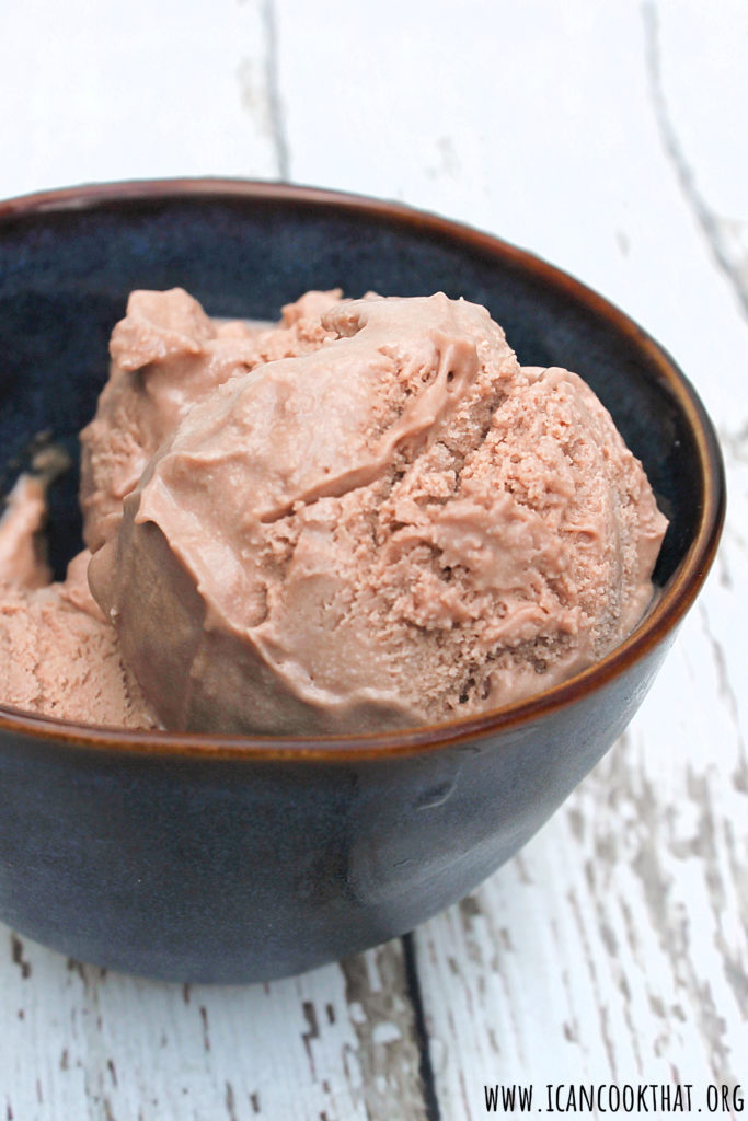 Homemade Nutella Ice Cream