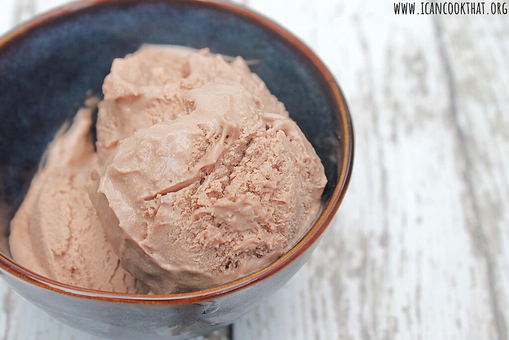 Homemade Nutella Ice Cream