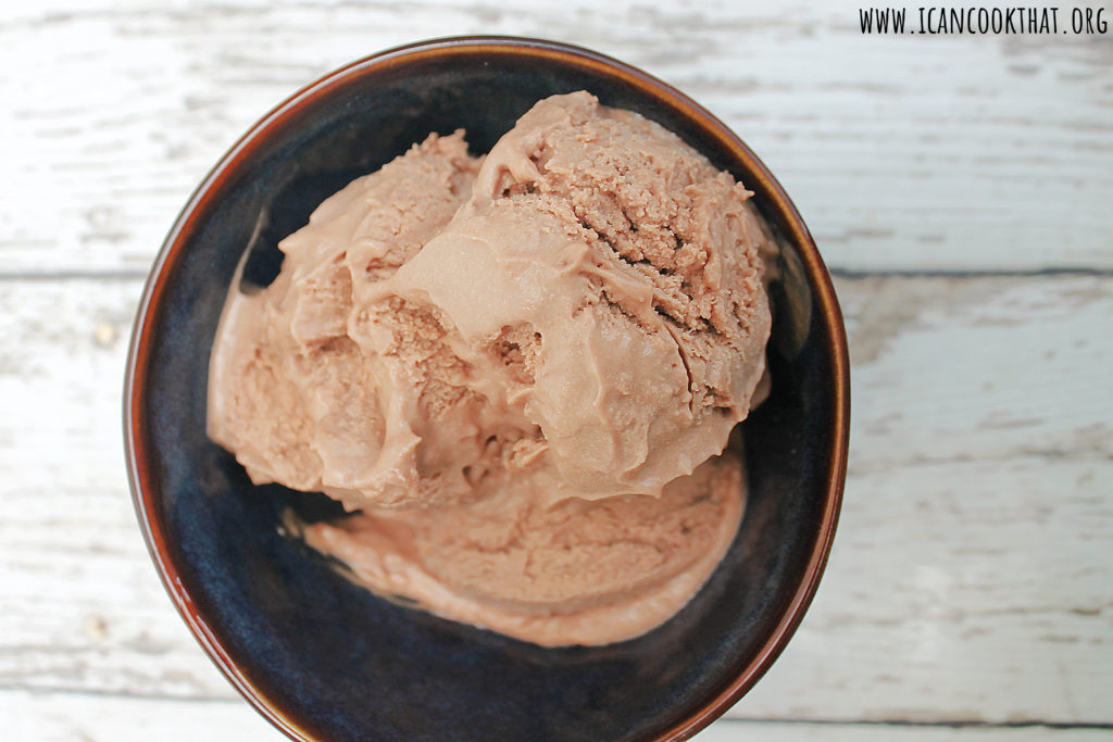 Homemade Nutella Ice Cream