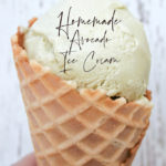 Homemade Avocado Ice Cream