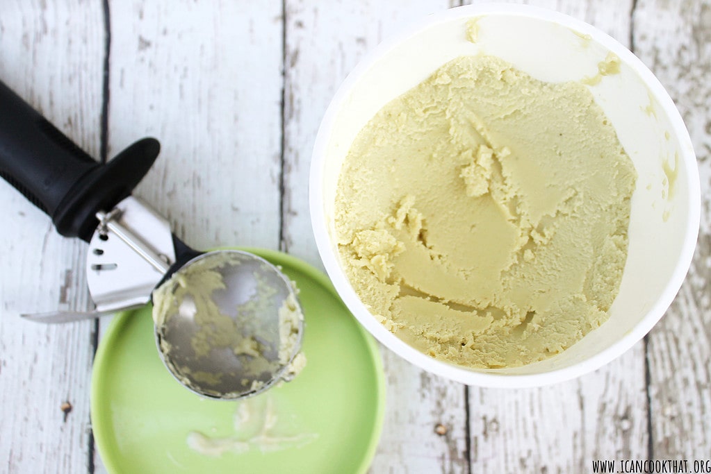 Homemade Avocado Ice Cream