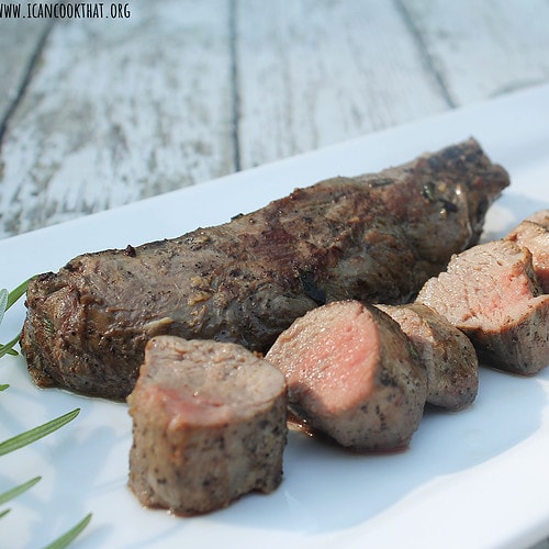 Grilled Rosemary Lamb Tenderloin