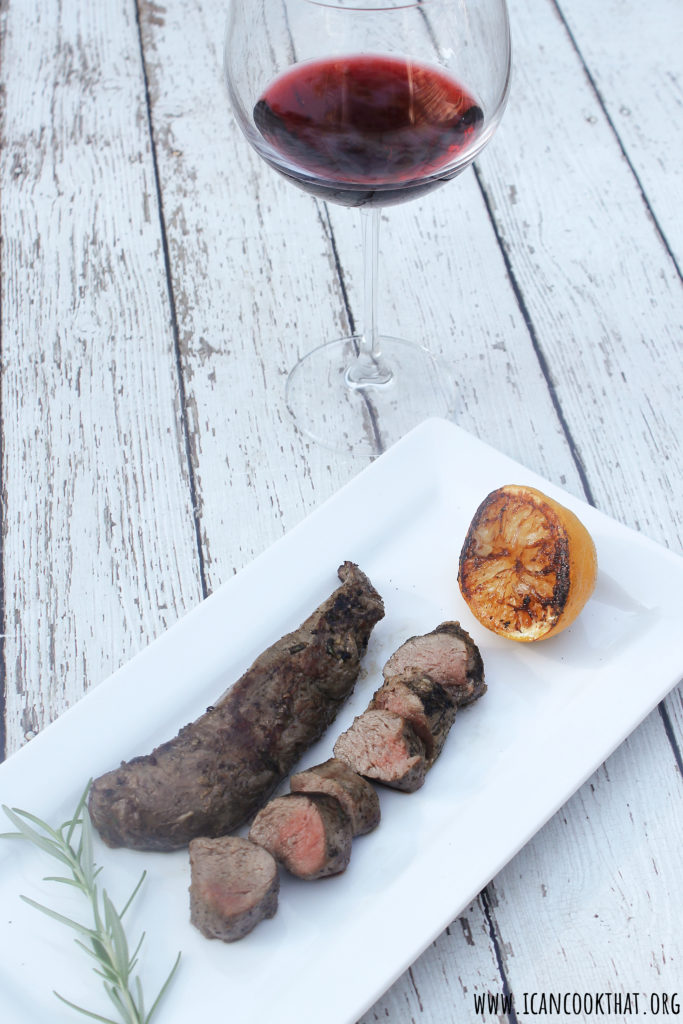 Grilled Rosemary Lamb Tenderloin