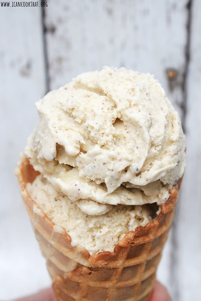 Homemade French Vanilla Ice Cream